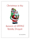 Multiplication and Division Christmas Riddle Activity
