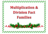 Multiplication and Division Fact Families