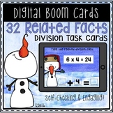 Multiplication and Division Fact Families Boom Cards 
