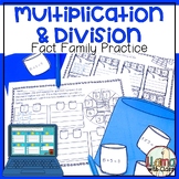 Multiplication and Division Fact Families Practice