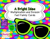 Multiplication and Division Fact Family Cards