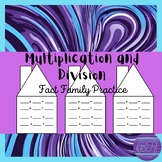 Multiplication and Division Fact Family Houses