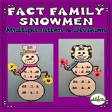 Multiplication & Division Fact Families Winter or Christma