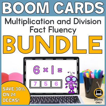 Preview of Multiplication and Division Fact Fluency Mega Bundle