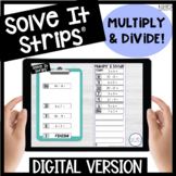 Multiplication and Division Facts Digital Solve It Strips®