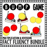 Multiplication and Division Facts - Fact Fluency Bump Game Bundle