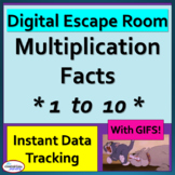 Multiplication and Division Facts Game - Practice Fluency 