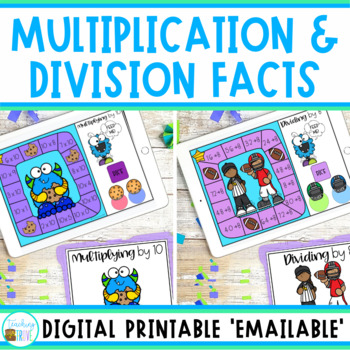 Preview of Multiplication and Division Facts Pack