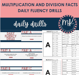 Multiplication and Division Facts Practice Daily Fluency D