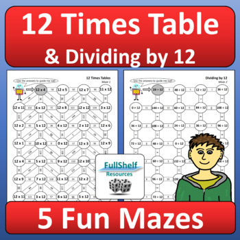 multiplication and division facts practice fun math worksheets 12 times table