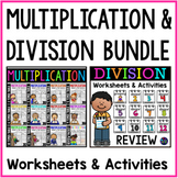 Multiplication and Division Facts Practice Worksheets and 