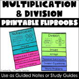 Multiplication and Division Fipbooks - Activities or Study Guide