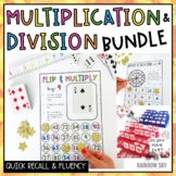 Multiplication and Division Fluency BUNDLE | Grade 3-4 Mat