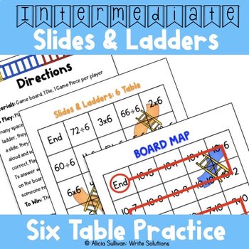 Preview of Multiplication and Division Game: 6 Table