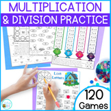 Multiplication and Division Practice - 3rd Grade Math Bundle