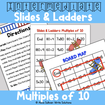 Preview of Multiplication and Division Game: Multiples of 10