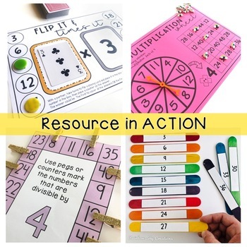 Multiplication And Division Hands On Math Activities And Games Grade 3 - 4