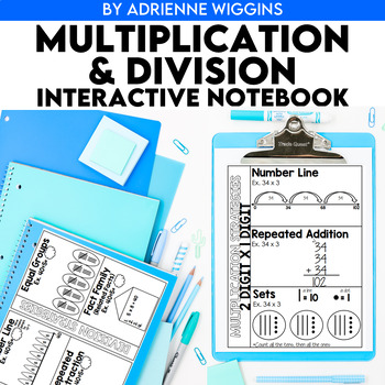 Preview of Multiplication and Division Interactive Notebook