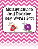Multiplication and Division Key Words Sort