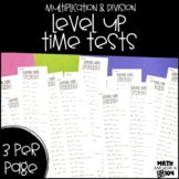 Multiplication and Division Level Up Time Tests || Fluency