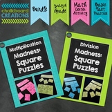Multiplication & Division Madness Bundle: Square Puzzles for Basic Facts