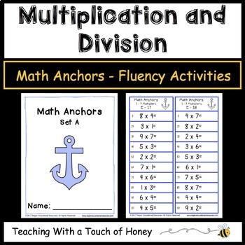 Preview of Multiplication and Division Worksheets - Basic Facts