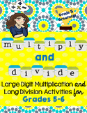 Multiplication and Division Math Games and Activities