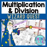 Multiplication and Division Math Quest Game (Find the Unknown)