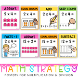 Multiplication and Division Math Strategy Posters