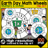 Multiplication and Division Math Wheels Earth Day Recyclin
