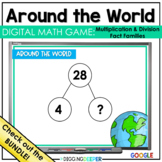 Multiplication and Division Number Bonds Fact Fluency Game