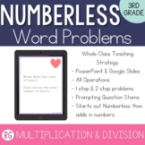 Multiplication and Division Numberless Word Problems