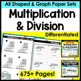 2-Digit Multiplication and Long Division Practice Workshee