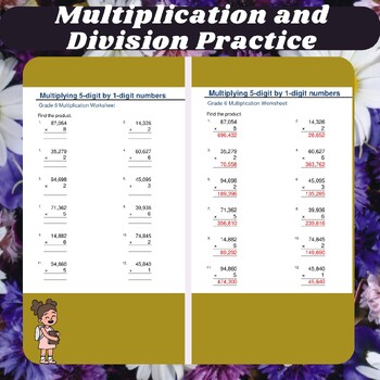 Preview of Multiplication and Division Practice