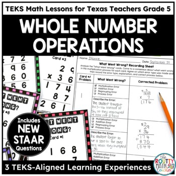 Preview of Multiplication and Division Practice, Games, and Activities | TEKS Math