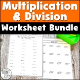 Multiplication Facts Practice, Drills & Division Practice 