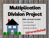 Multiplication and Division Project (Differentiated)