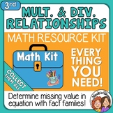 Multiplication and Division Relationships with Fact Famili