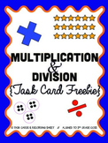 Multiplication and Division Review: Task Cards