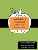 Multiplication and Division Scoot Task Cards - Halloween