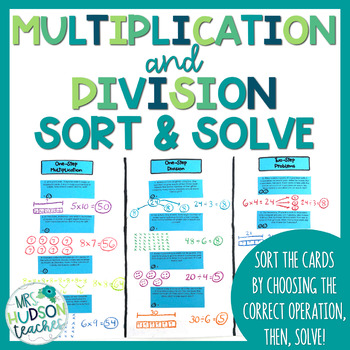 Preview of Multiplication and Division Activity Sort