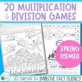 First Day of Spring Activities - Multiplication and Divisi