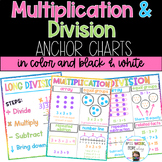 Multiplication and Division Strategies Anchor Charts