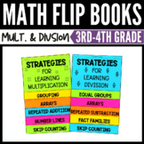 Multiplication and Division Strategies Flip Book Bundle