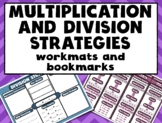 Multiplication and Division Strategies - Work Mats and bookmarks