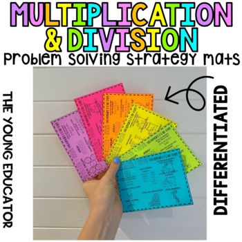 Preview of Multiplication and Division Strategy Mats