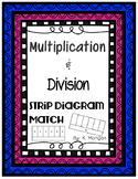 Multiplication and Division Strip Diagram Match