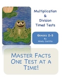 Multiplication and Division Timed Tests with Road Map