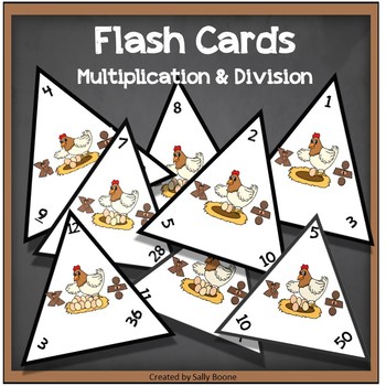 Details about   Multiplication and Division Three-Corner� Flash Cards 