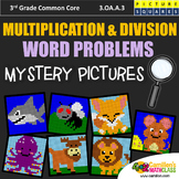 Relating Multiplication and Division Word Problems 3rd Grade Math Station Review